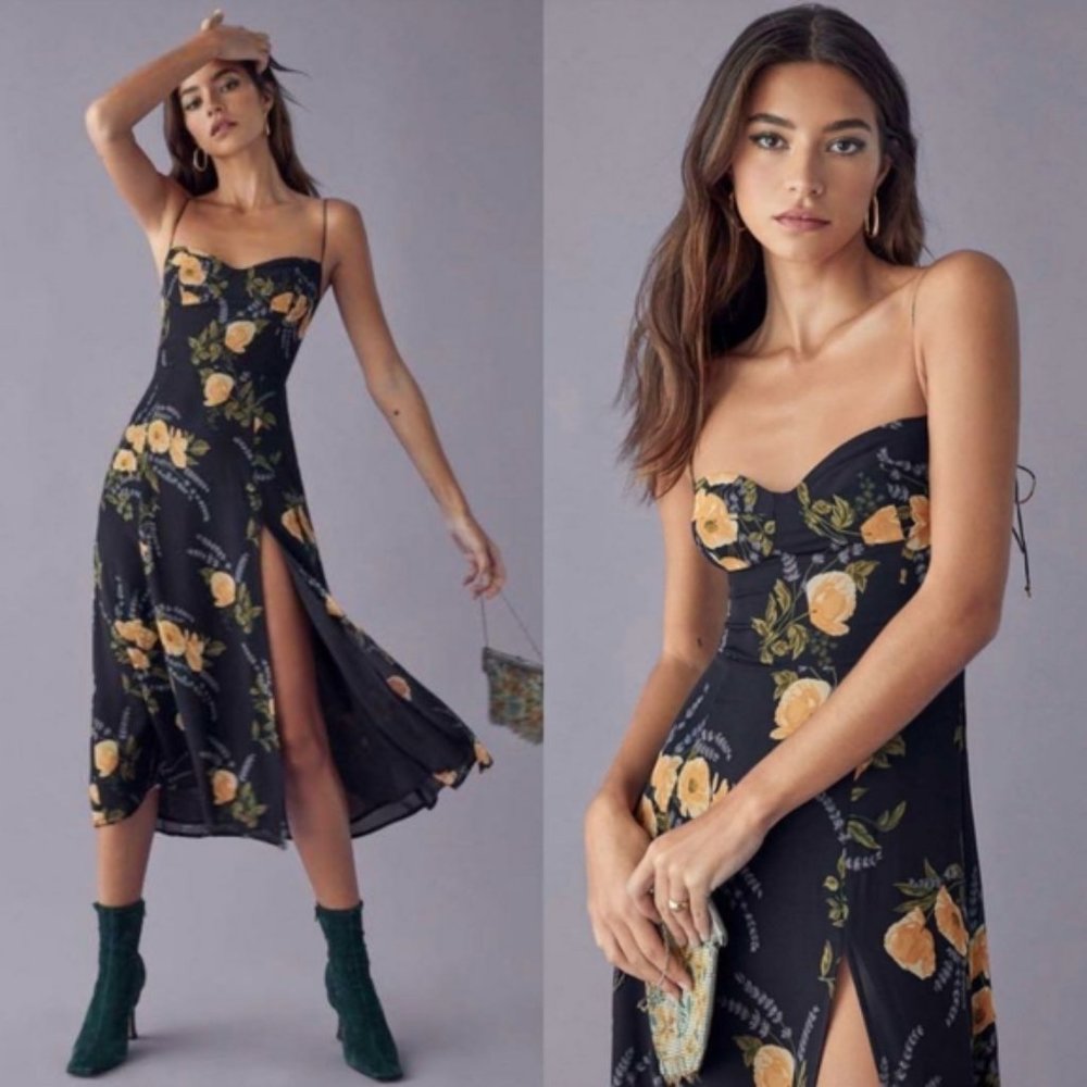 NWOT Reformation Juliette Dress, Petit Jardin Size 0